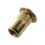 50 PCS cabeza Rivet Nut de Instrumentos Muebles Decoracion () 5