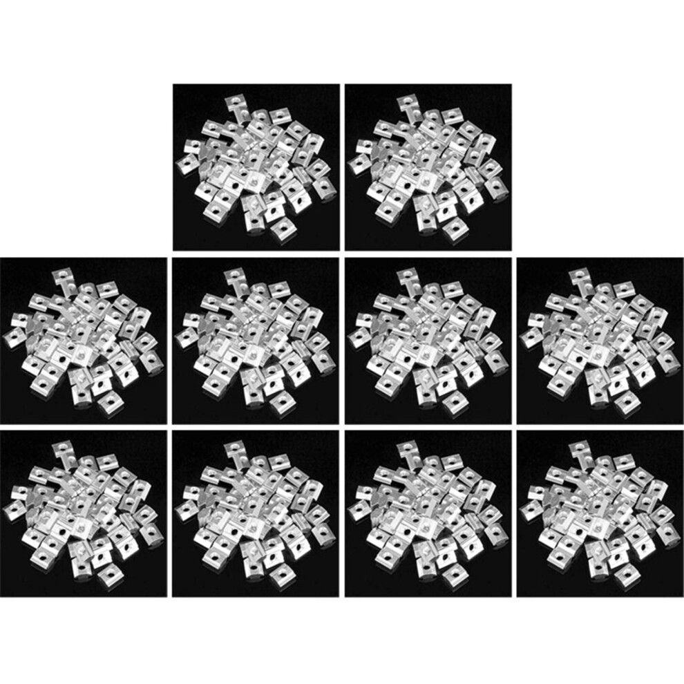 50Pcs M5 T Sliding Nut Carbon Steel For 2020 Aluminum Profile 4712751216796