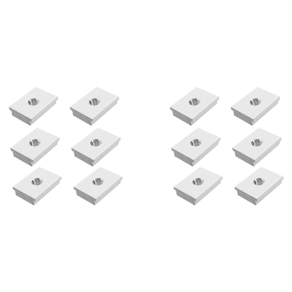 6Pcs M6 T-Track Slider Aluminum Alloy For Profile Woodworking Tool 4712751217007