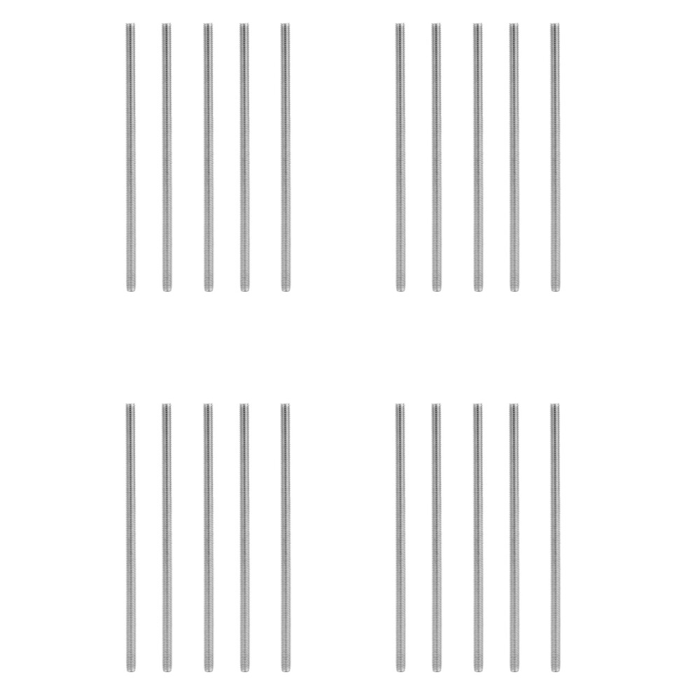 M6 X 150Mm 304 Stainless Steel Fully Threaded Rod Bar Studs 5 Pcs 4712751200818