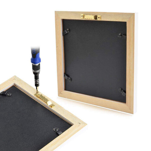 136 Pcs Picture Frame Hanging Hooks for Wall Mount 2