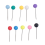 Map Tacks Push Pins Plastic Head with Steel Point, 4mm, 500 Pieces 4