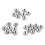 M3 Stainless Steel Self Clinching Rivet Nut Fastener 25pcs 2