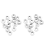 M3 Stainless Steel Self Clinching Rivet Nut Fastener 25pcs 4