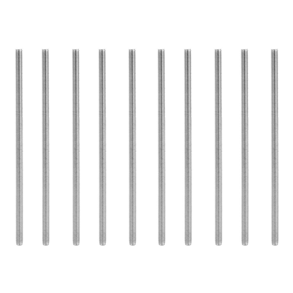 M6 X 150Mm 304 Stainless Steel Fully Threaded Rod Bar Studs 5 Pcs 4712751200825