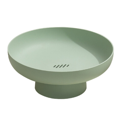 Plato drenante para frutas 26.5 cm verde PP 330 g base 1
