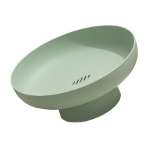 Plato drenante para frutas 26.5 cm verde PP 330 g base