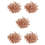 100 Pcs 5/64inch x 25/64inch Round Head Copper Solid Rivets Fasteners 1