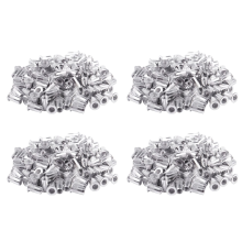 M5 Aluminium Threaded Rivnuts Flat Head Rivet Nuts 100pcs