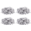 M5 Aluminium Threaded Rivnuts Flat Head Rivet Nuts 100pcs 1