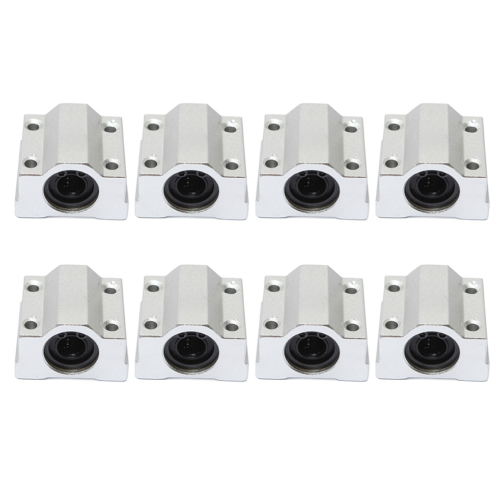 Scs10uu 10Mm Linear Motion Ball Bearing Slide Bushing Block Silver 4712751217588