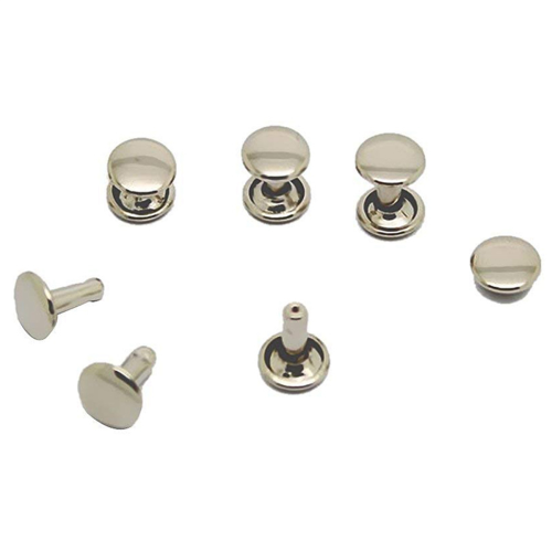 100 pcs DIY Rivet Rivet Rivet Metal Conseil - Argent 2