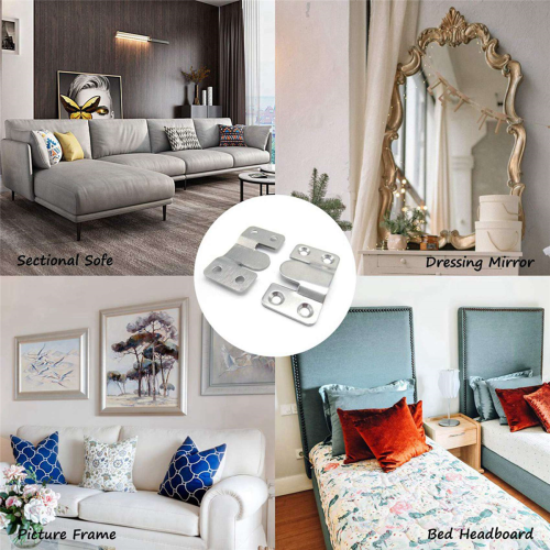 20Pcs Art Painting Interlocking Hook Wall Photo Frame Z Clip 2