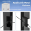 100PCS Cable Railing Rubber Grommets for 1/8In 5/32In 3/16In Cables 5