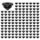 100PCS Cable Railing Rubber Grommets for 1/8In 5/32In 3/16In Cables 1