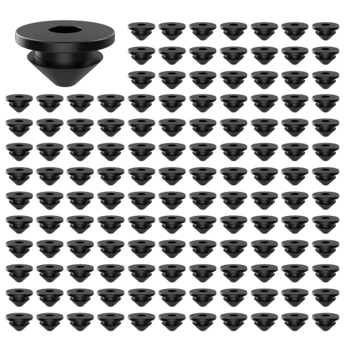 100PCS Cable Railing Rubber Grommets for 1/8In 5/32In 3/16In Cables