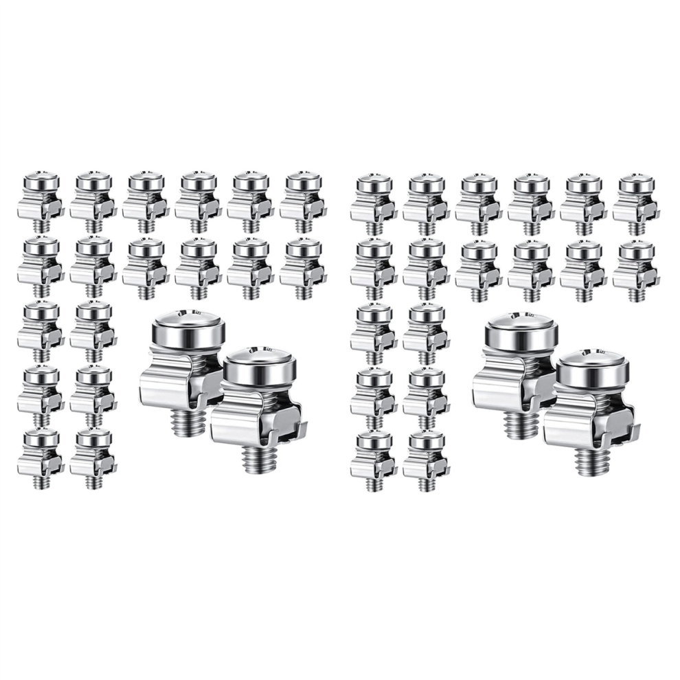 50 Sets M6 Rack Screws Set 20Mm Screws & Cage Nuts Rack Nuts Server 4712751216635