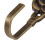 2Pcs Metal Rose Flower Curtain Tie Back Tieback Holders Wall Decor 7