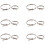 Car Constant Velocity CV Joint Boot Clamp Clip Fastener 12 Pcs 1