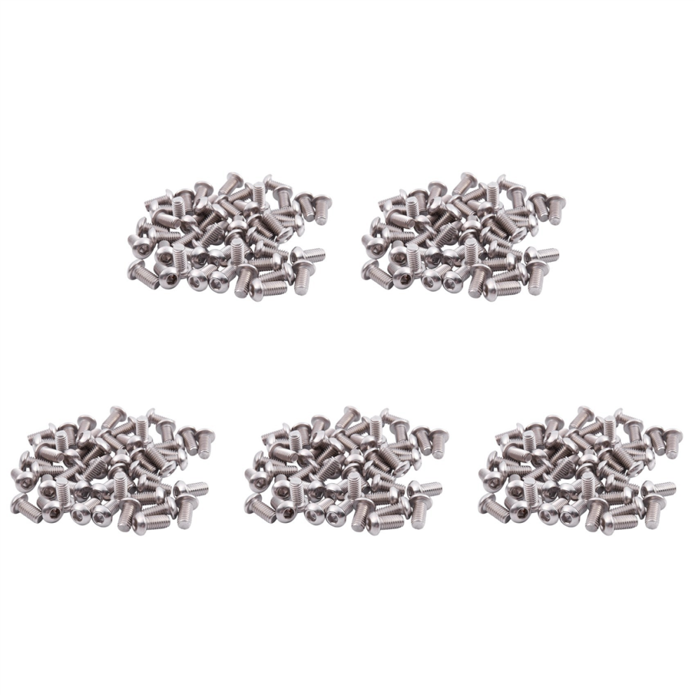 M6x12mm Stainless Steel Hex Socket Button Head Screws 50 Pcs 4712751203031