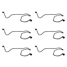 Integrerade styrbricka, delade distansbrickor, 28,6 mm, plastdelar