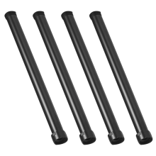 Black Shower Extend Pipe 30cm Length Shower Mixer Pipe Brass Bath