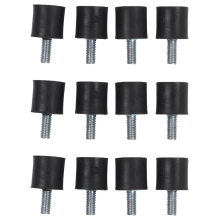4x M5 Male Female Anti Vibration Rubber Mounts Isolators 15mm x 15mm