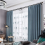 Curtain Rod Bracket, 3Pcs Double Curtain Rod Holder 7