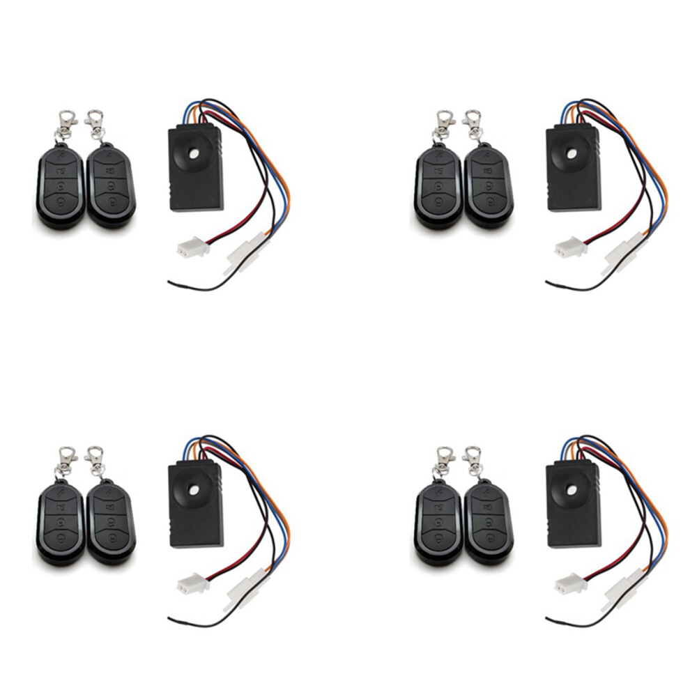 Ebike Alarm System Dual Remote Control 36V 48V 60V 72V Universal-image-OPC-PJ92Z25-NEW