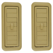 Top AC Vents for Land Cruiser Prado LC150 10-17 Cream Color