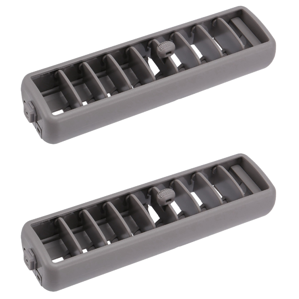 2X Car Roof Top Side Air Conditioning Vent Outlet Panel Grille Gray 4712751208531