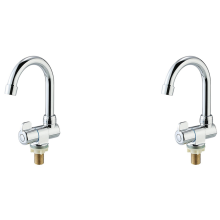 2X Copper Basin Faucet Cold Kitchen Tap for Marine Boat Deck
