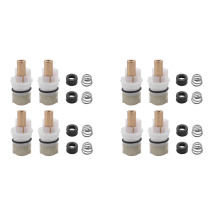 4 Pieces RP25513 Faucet Stem with Rubber Seats for Kitchen