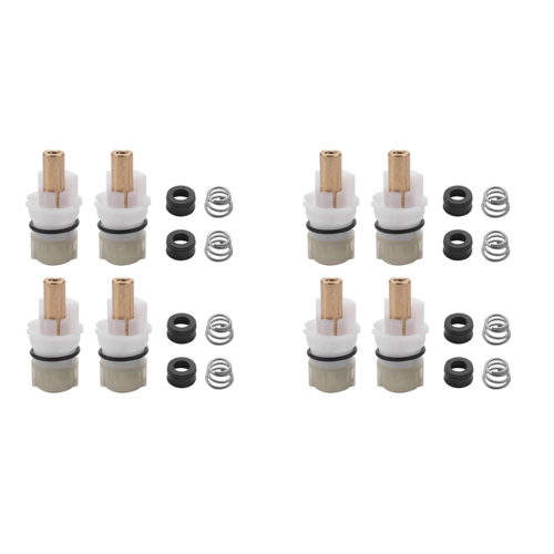 4 Pieces RP25513 Faucet Stem with Rubber Seats for Kitchen