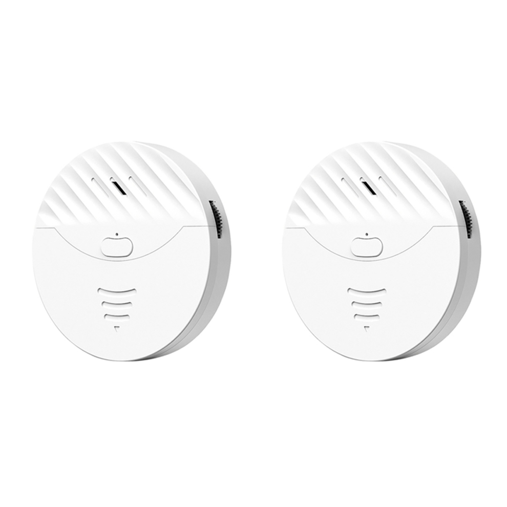 2X Tuya Smart Wifi Alarm Door And Window Vibration Sensor(White) 4712751219599