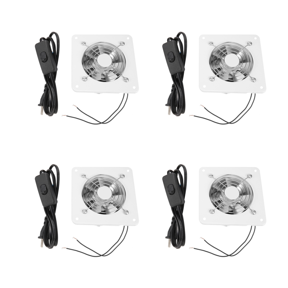 4 Inch Inline Duct Fan Air Ventilator Pipe Ventilation Exhaust Fan 4712751208616