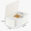 (White) Tissue Box Dustproof Tissue Box Wet Wipes Dispenser 3