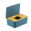 (Yellow Heart Blue Color)Tissue Box Dustproof Tissue Box Wet Wipes Dispenser 1