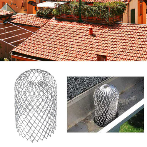 6Pcs Roof Gutter Guard Filters Anti - Blocking Leaf Drain Net Cover 1