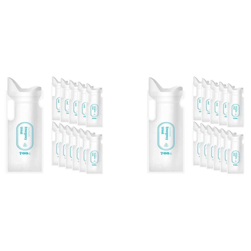 12PCS Disposable Urine Bags, 700ML Urine Bags for Man, Women