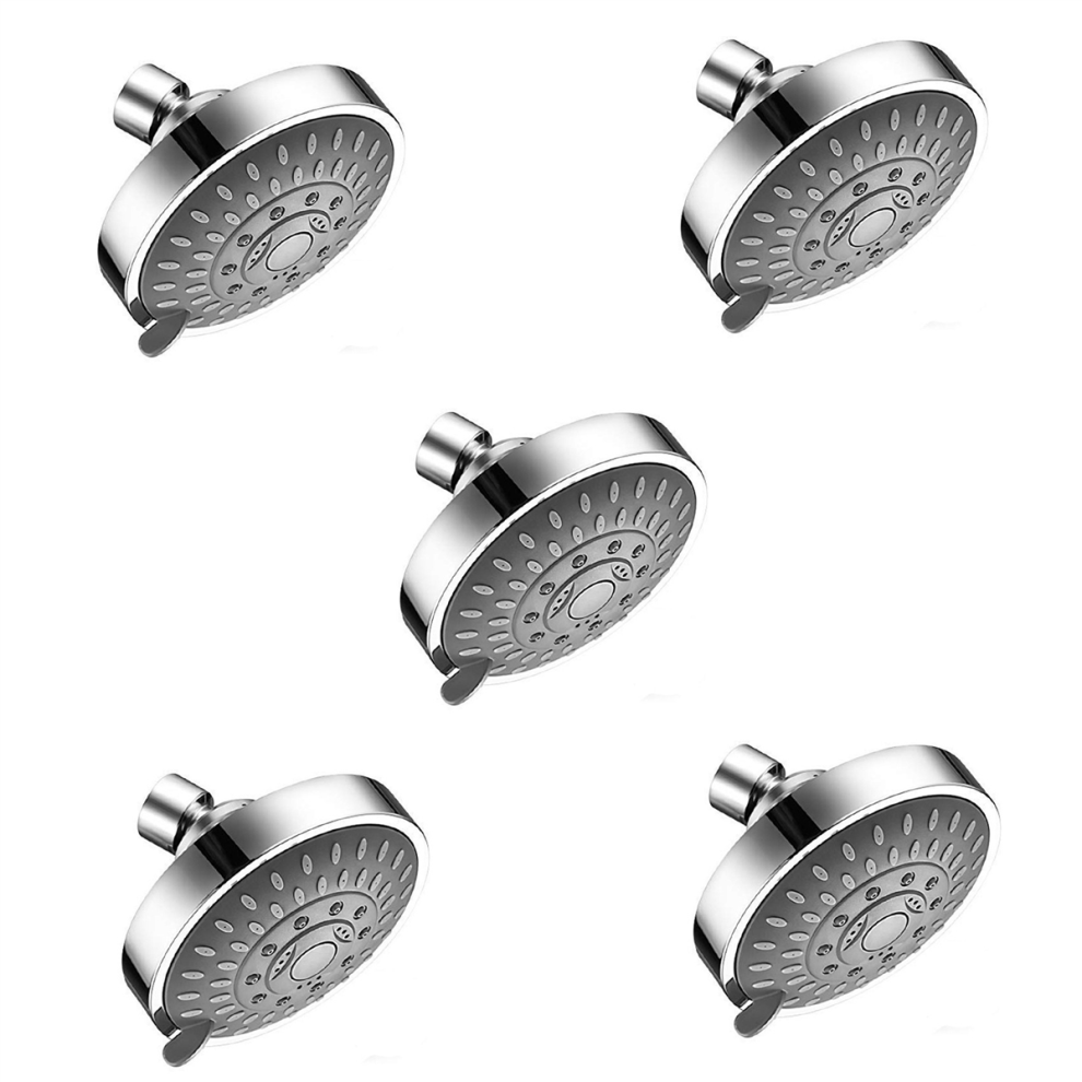 5X Shower Head, 5 Settings Showerhead With Swivel Ball Joint 4712751223138