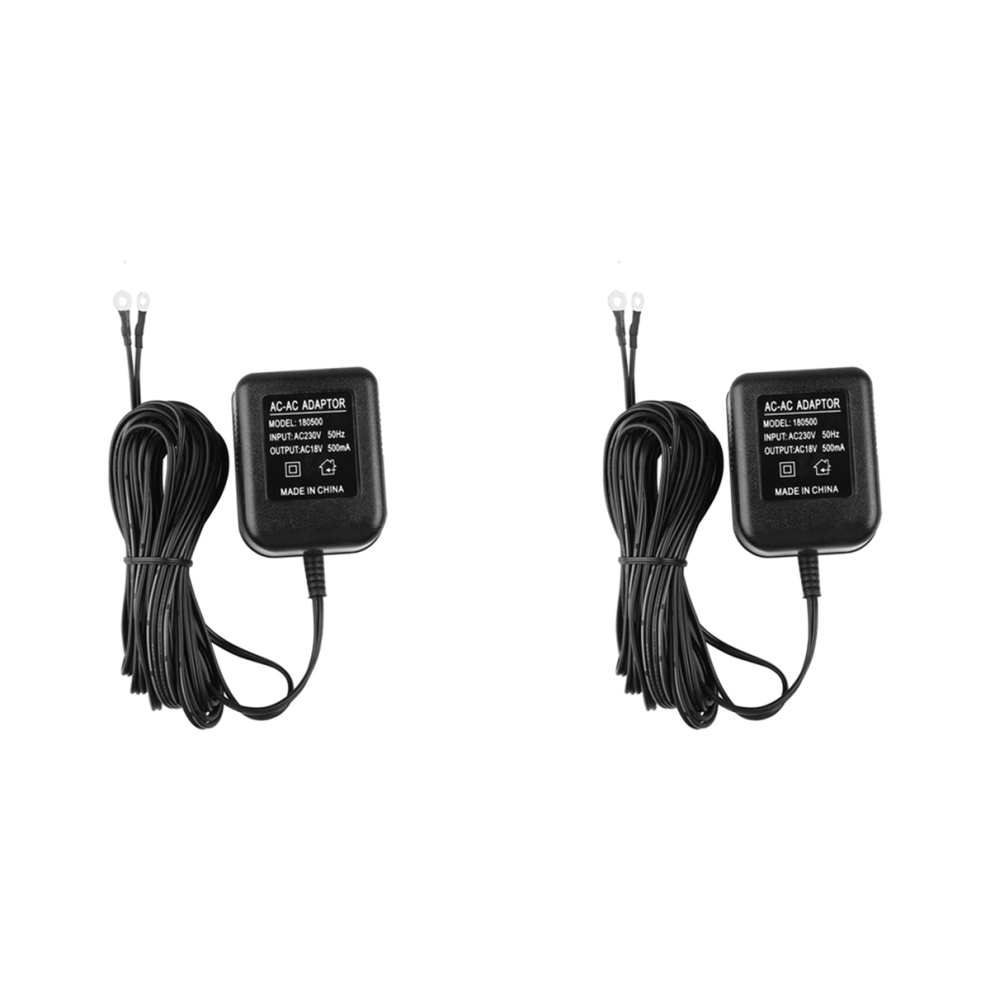 Ac Doorbell Power Adapter, 18V 500Ma Transformer, 10M Cable, Eu Plug 4712751221967