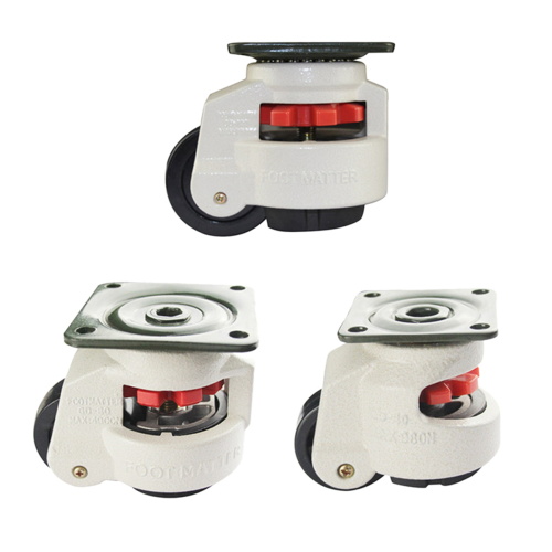 Rubber Foot 40F Foot Level Equipment 60 Kg Load Capacity Wheel 1