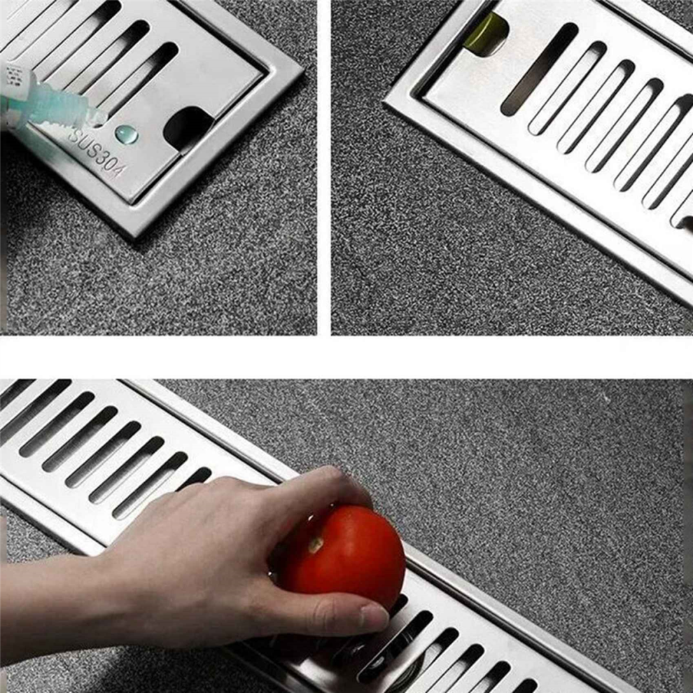 Rectangular Linear Shower Floor Drain For Hotel Bathroom Floor 4712751224265