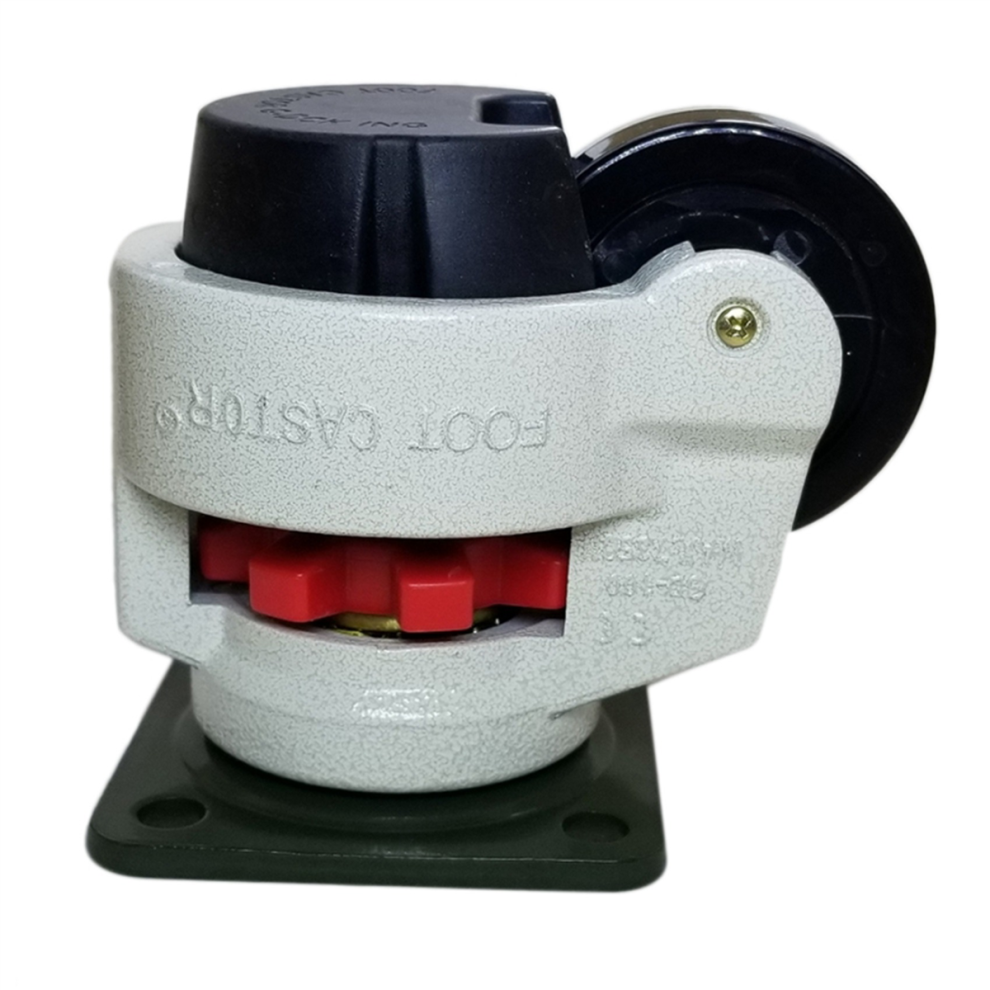 Rubber Foot 40F Foot Level Equipment 60 Kg Load Capacity Wheel 4712751225040