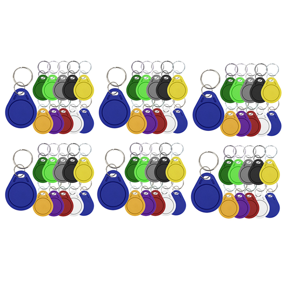 50Pcs Uid 13.56Mhz Block 0 Sector Writable Ic Card Keyfobs Key Tags 4712751222360