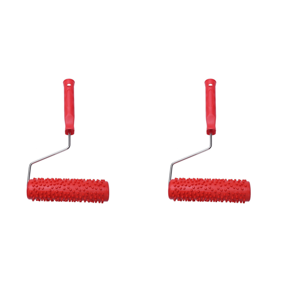 7Inch Embossed Raindrop Painting Roller With Plastic Handle 4712751225910