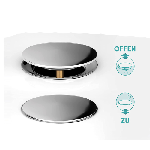 Bath Plug with Universal Fit - Rustproof Bathtub Plug 2