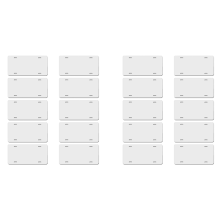10Pcs Sublimation License Plate Blank for Car Decoration Custom