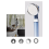 3-Speed Water Outlet Mode High Quality PP Shower Head Filter Shower 3